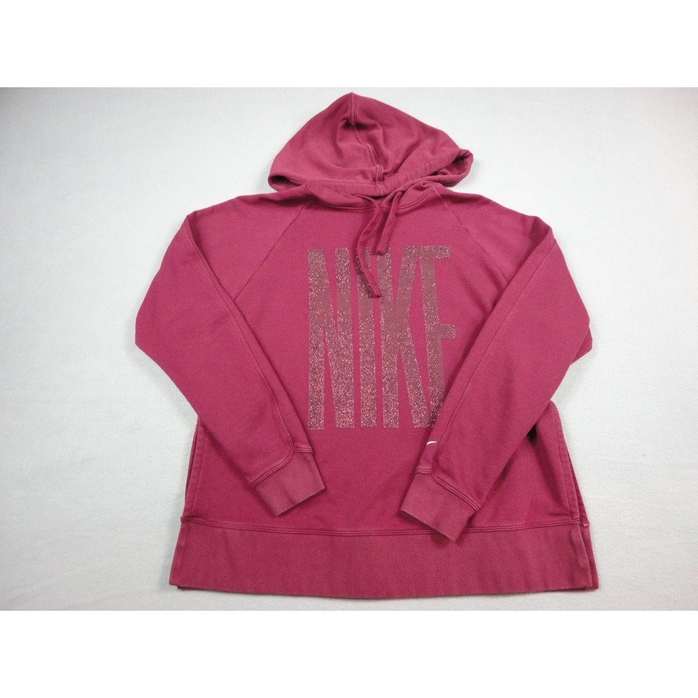 Nike Hoodie Womens Small Dri-Fit Pullover Athletic Sparkle Sweatshirt